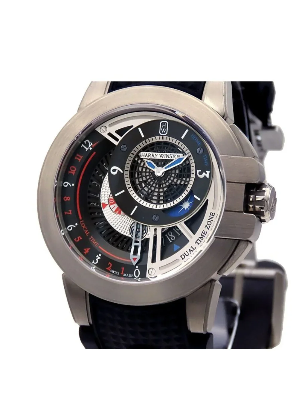 Harry Winston Chien Project Z8 Silver Zalium Rubber 300 Limited Edition